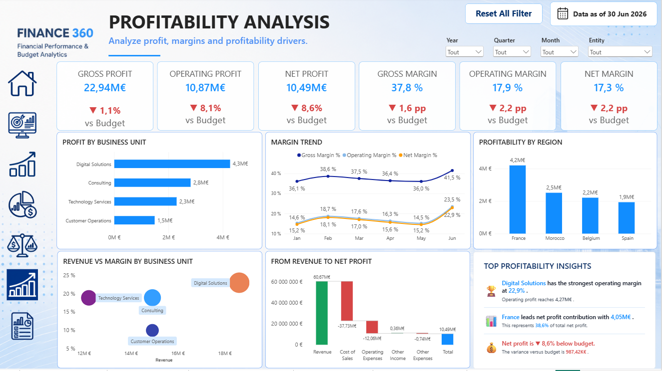 Profitability Analysis Finance 360